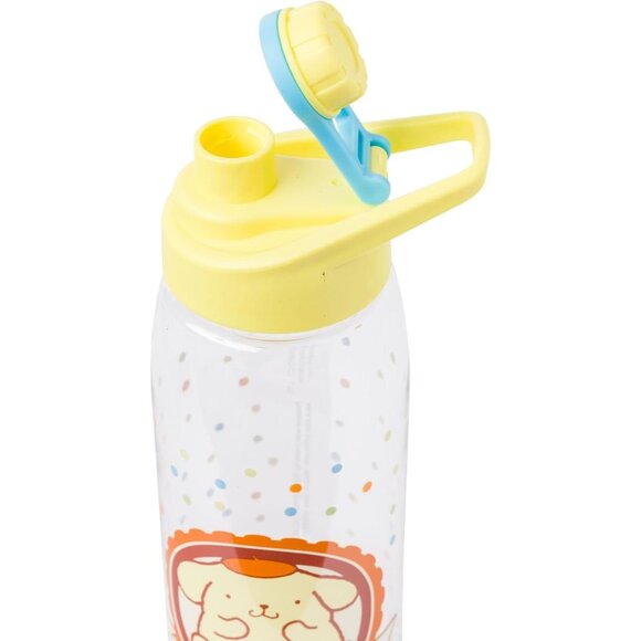 Sanrio Hello Kitty and Friends Pompompurin Dots Water Bottle with Screw-On Lid, - Picture 2 of 5
